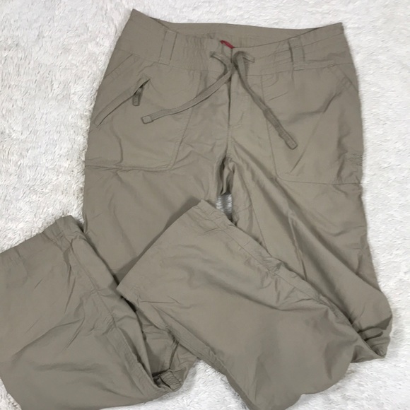 The North Face Nylon Hiking Pant/ Capri Tan 6 - Picture 1 of 11